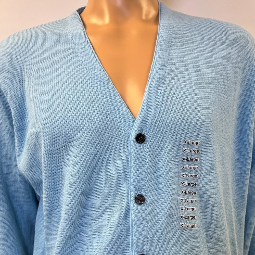 Vintage Arrow Light Blue Cardigan Size XL